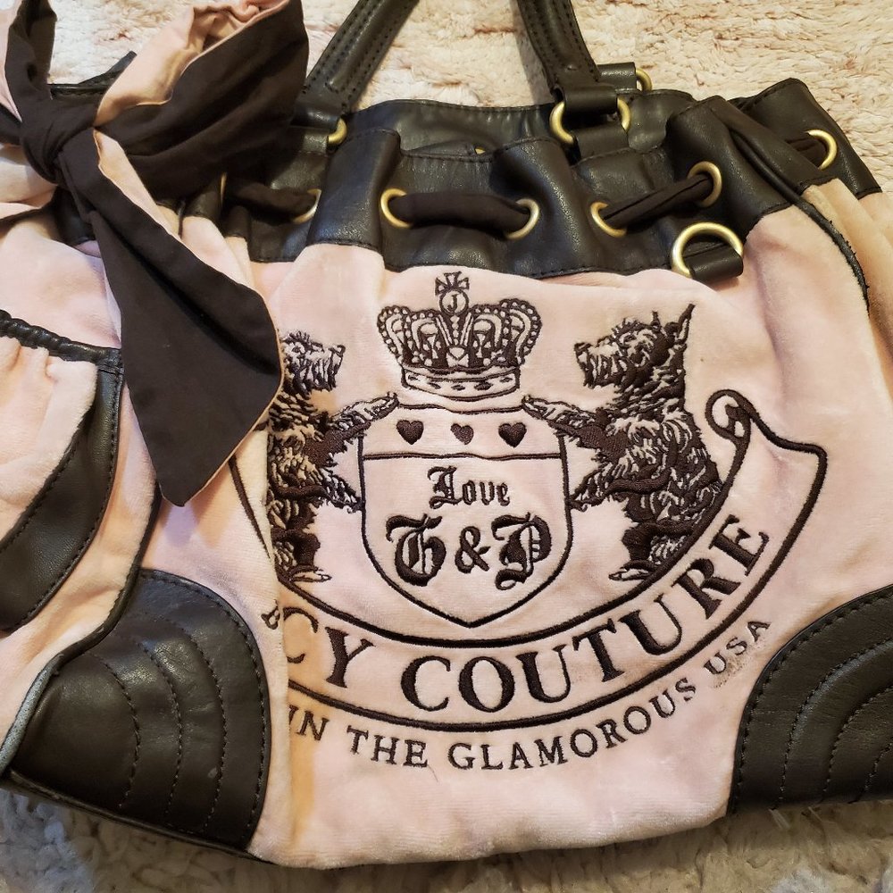 Classic Vintage Juicy Couture Velvet Handbag/Purse